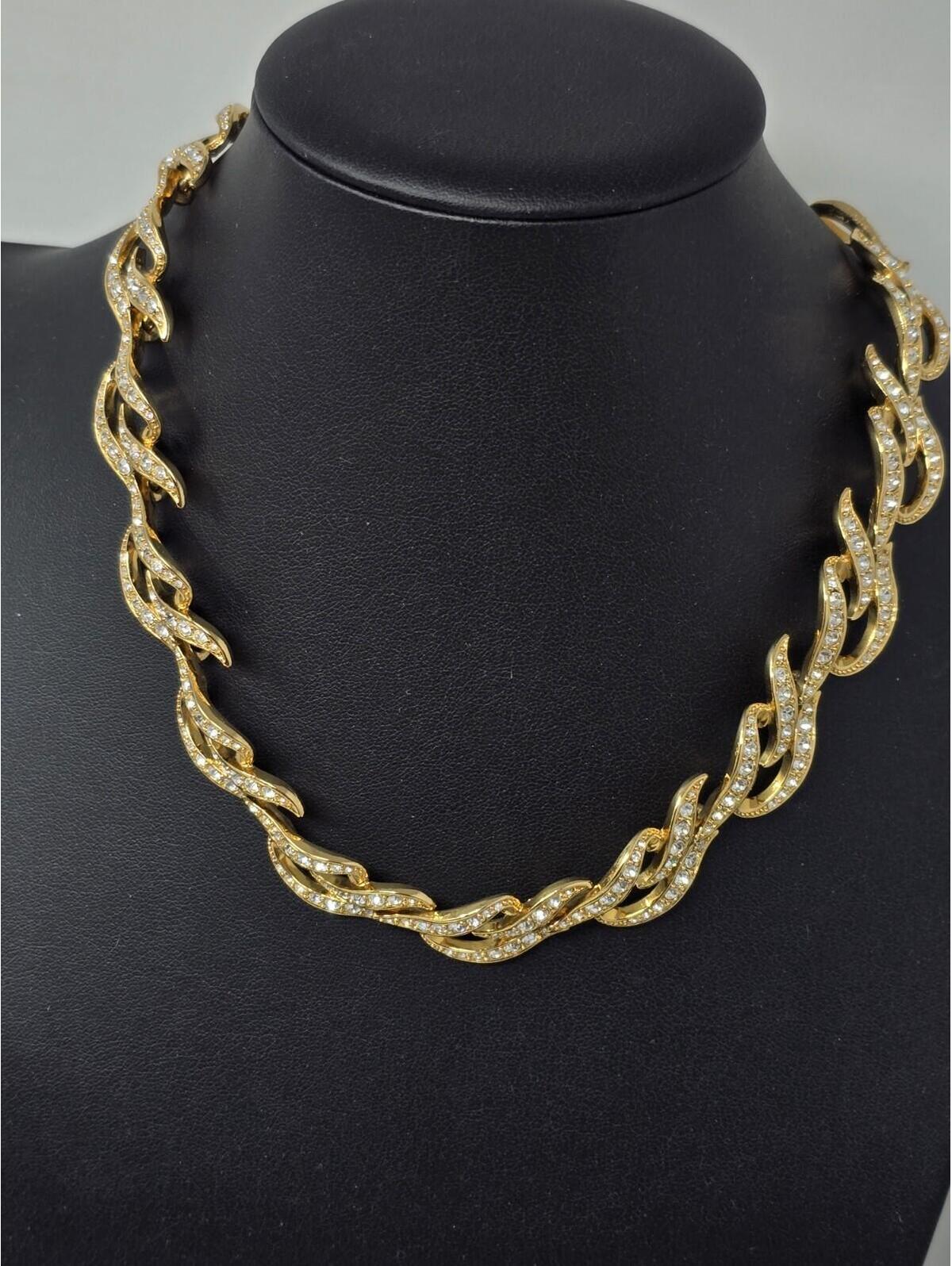 Elizabeth Taylor Avon Eternal Flame Rhinestone Necklace Box